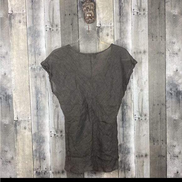 Eileen Fisher Linen Flowy Tunic Top - Picture 9 of 10